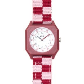 [공식수입정품] 미니쿄모 MK42 Checkered 라즈베리 아이스크림 시계