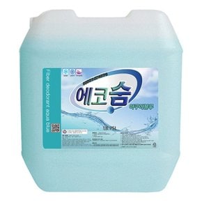 대용량 섬유탈취제 에코숨 18.75L 아쿠아블루향