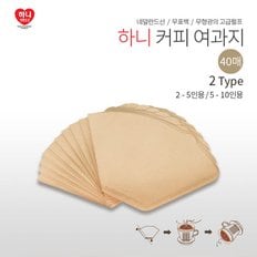 하니 커피여과지 40매/커피필터/핸드드립커피필터/원두커피여과지