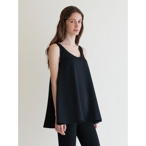 Flared Sleeveless-black