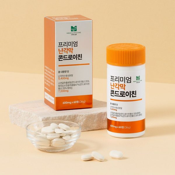 미라클루틴 프리미엄 난각막 콘드로이친 60정 (1개월분)