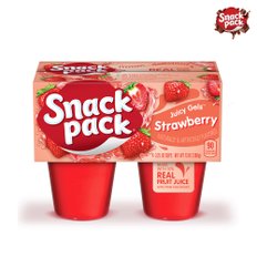 Snack Pack 스트로베리 쥬시 푸딩 4개입