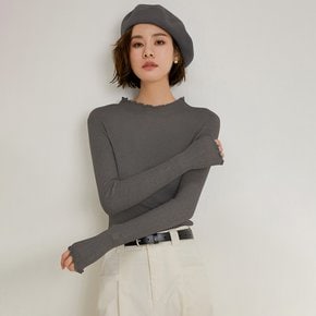 LS_Wave half-turtleneck top_4color