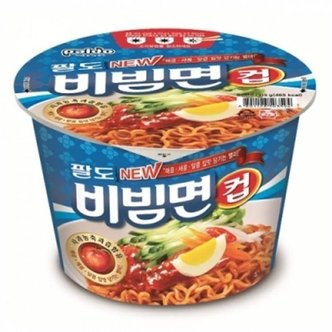  [석진케이] 가정용라면 팔도 비빔면컵 115gx12컵 상비용라면