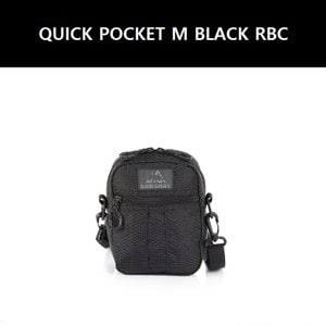 그레고리 크로스백 퀵포켓 M BLACK RBC 08JL4127