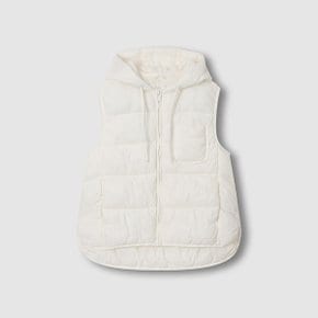 여 라이트 다운필 후드 베스트 J105401003006