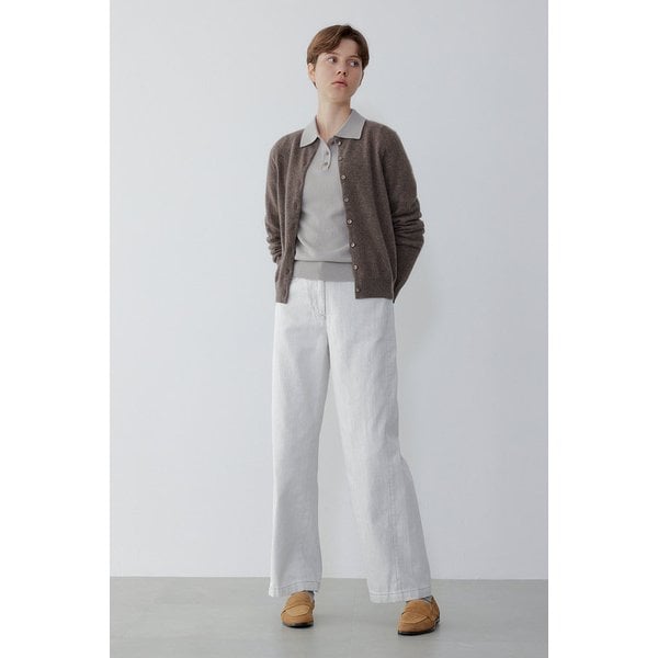 [리오더] 이태리 CARIAGGI 캐시미어 라운드넥 니트 가디건 IA15451900262