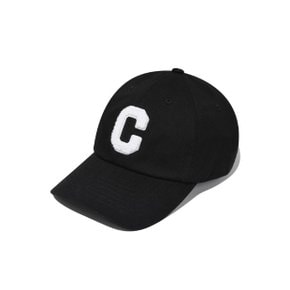 M 커버낫모자 CQK CO2506CA01-BK [스탠다드 핏] C 로고 B.B 캡 블랙