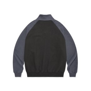 SP BLOCK RAGLAN TRACK JACKET-BLACK