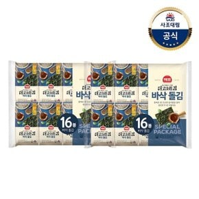 [사조대림] 더고소한김 바삭 돌김 (4.5g x16번들/도시락) x2개