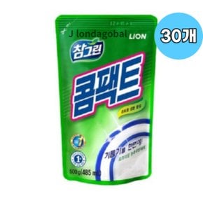 참그린 콤팩트 주방 세제 고농축 리필형 500g 30개