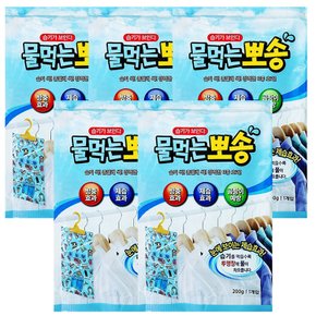 올덴 물먹는뽀송 옷걸이형 습기제거제 일반형 200g 5개