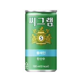 씨그램 플레인 190ml 30캔