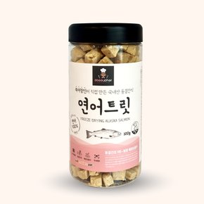 도기쉐프 동결건조 간식 연어 트릿 100g