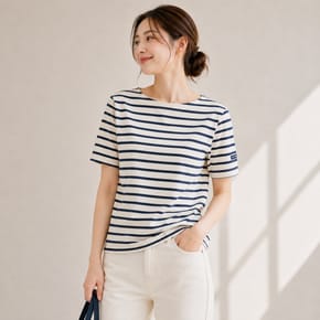 반팔티 레반트 모던 스트라이프 9863-50