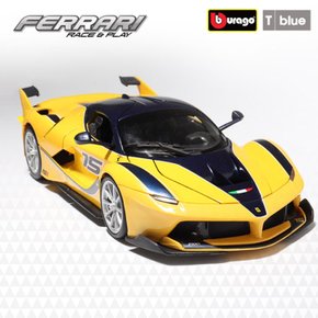 브라고 1/18 페라리 FXX K Yellow 키덜트 미니카 장식모형 자동차