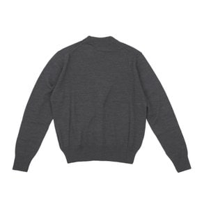 24SS 하트 로고 울 가디건 HKC111 KN0025 055 (HEATHER GREY)