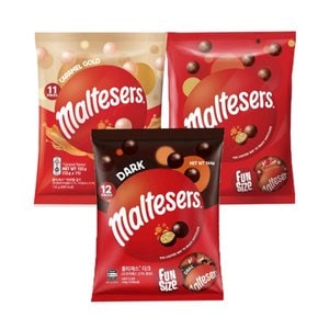 몰티져스 초콜릿 카라멜 골드 펀사이즈 132g x 3개초코볼