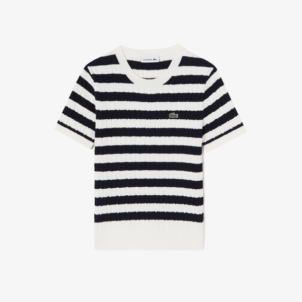 [시흥점] 여성 케이블 반팔 크루넥 풀오버 AF490E-55G