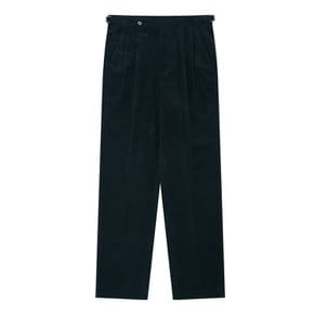 Corduroy adjust relaxed pants (Navy)