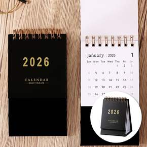 세련된 2026년 미니 탁상달력 책상용 일정관리 캘린더