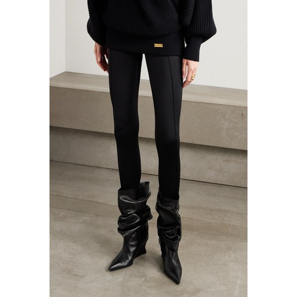 가죽 블랙 앵클 부츠 46376663162902084