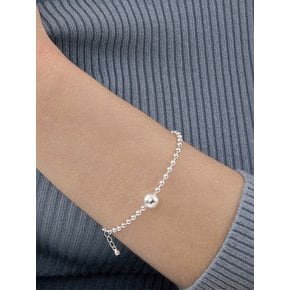 925 Silver Round Ball Bracelet