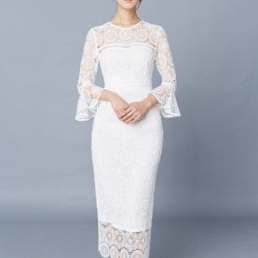 [클레어드룬] TRUMPET SLEEVE DRESS