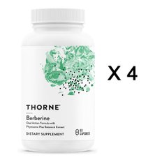 [Thorne Research] 쏜 베르베린 Thorne  Berberine 1000mg, 60캡슐 4팩 SF800