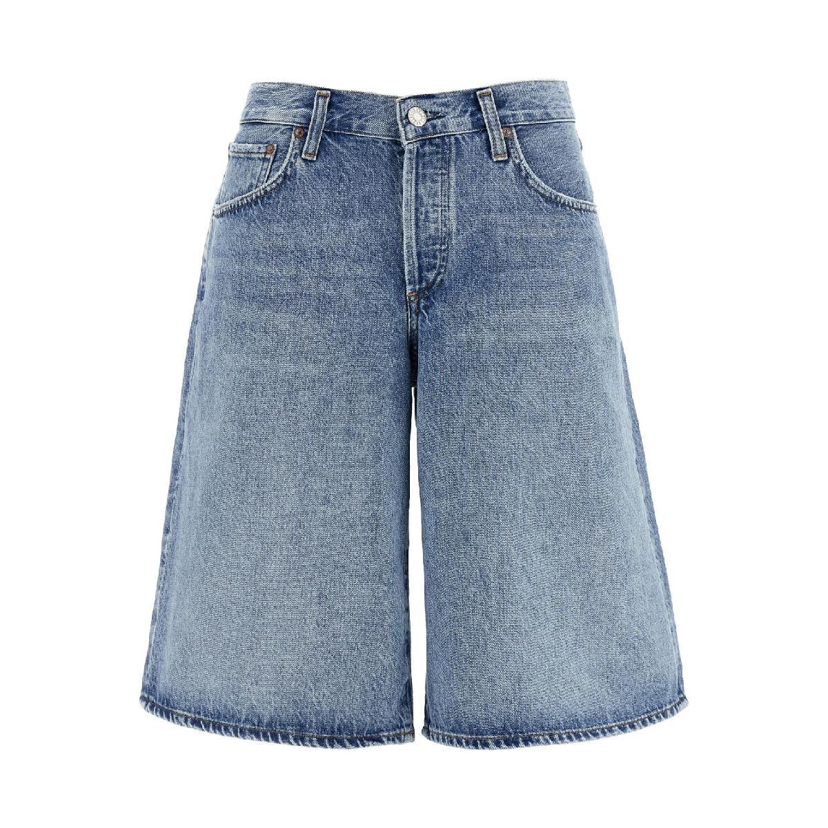 ショートパンツ AGOLDE FW25 'Baggy V-Short' bermuda shorts (A92391765 PRVL) Baggy V-Short in Prevail – AGOLDE