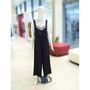 [여주점] 여성 티셔츠 세트 레이스 배색 점프수트 YW5ML547