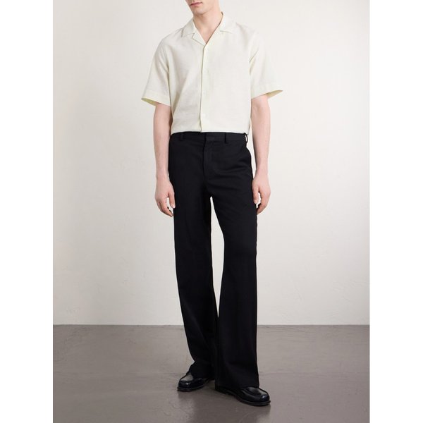 캠프 칼라 스트라이프 코튼 시어서커 셔츠 46376663163069550