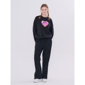 MET present shiny sweatshirt & pants set