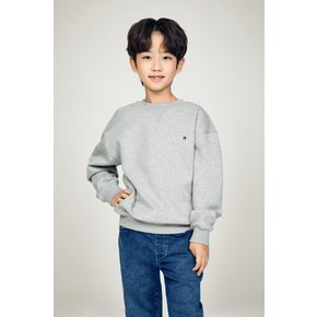 24년 F/W  [UNISEX] T42E6KKO14CBT1 베이직 플리스 스웨츠셔츠(네이비 그레이 2컬러)