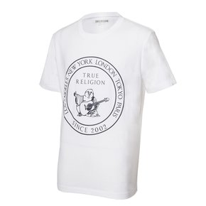 [TRUE RELIGION] STAMP BUDDHA LOGO CREW TEE_105126