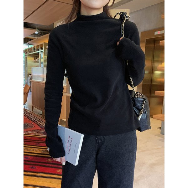 워밍 모크넥 반폴라티_BLACK