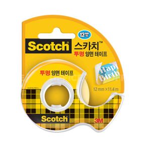 편리한 사무용 접착테이프 3M 투명양면테이프137 12mm