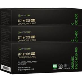 유기농 엽산 400 300mg x 300정 x 3박스 30개월분