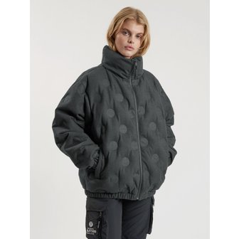 골스튜디오 [코엑스몰] 구스다운 CIRCLE EMBO WOOLIKE RDS DOWN JACKET