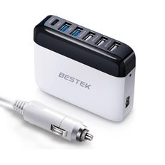 BESTEK 시가 소켓 카챠쟈- PD3.0 QC3.0 USB 급속 충전 PD 차재