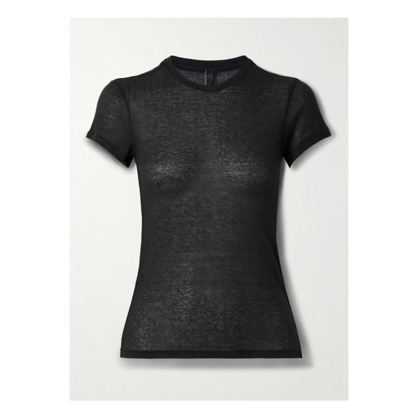 스킴스 시어 스트레치 저지 티셔츠 수트 블랙 1647597360185207