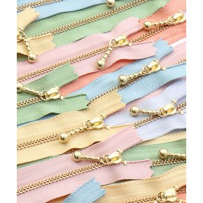 YKK 골드지퍼 12cm_소프트 6컬러 (69100)