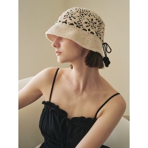 Manon Tied Crochet Hat (2 Colors)