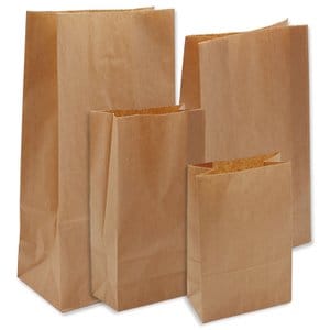 이룸팩 크라프트 종이봉투 1000장 각대봉투 식품봉투 빵봉투
