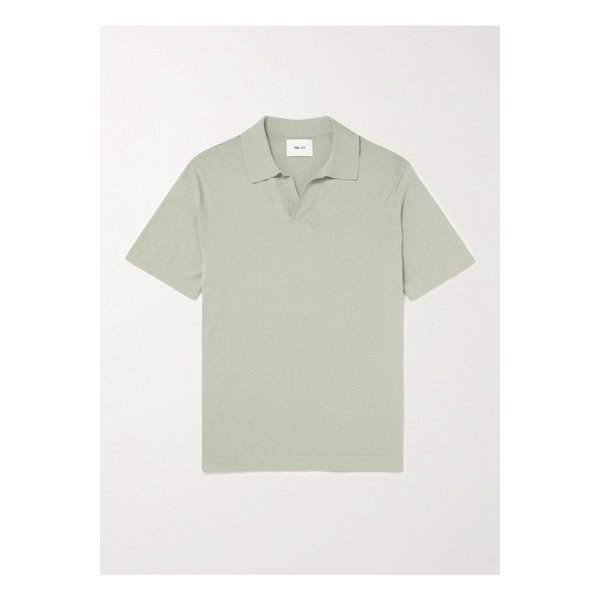 NN.07 라이언 6311 코튼 리넨 혼방 폴로 셔츠 그린 46376663162842686