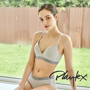 [Playtex] 플레이텍스 와이어리스 라이트업 브라탑 멜란지그레이 2종세트  PXW2O05_T