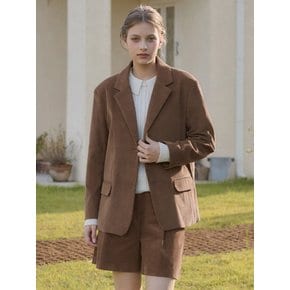 O3719 Montaigne corduroy jacket_Brown