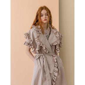 Wide Cape Wrap Trench Coat