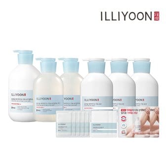 일리윤 [온가족세트]일리윤 세라마이드아토6.0탑투토워시 1000ML+ 500ml 2개+아토로션 528ml 3개+증정