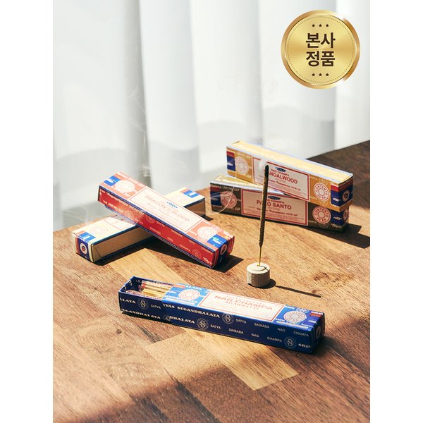 [홀더포함] 100개입 미니 인센스 스틱 세트